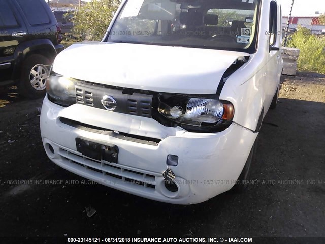 JN8AZ2KR6AT157747 - 2010 NISSAN CUBE S/SL/KROM WHITE photo 6