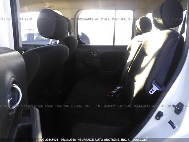 JN8AZ2KR6AT157747 - 2010 NISSAN CUBE S/SL/KROM WHITE photo 8