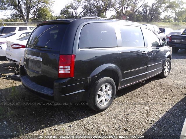 2A8HR54P78R749403 - 2008 CHRYSLER TOWN & COUNTRY TOURING BLACK photo 4