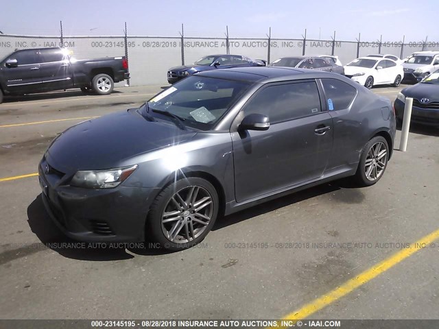JTKJF5C71C3043718 - 2012 TOYOTA SCION TC 灰色 照片 2