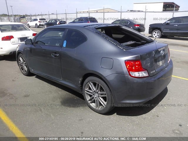 JTKJF5C71C3043718 - 2012 TOYOTA SCION TC 灰色 照片 3