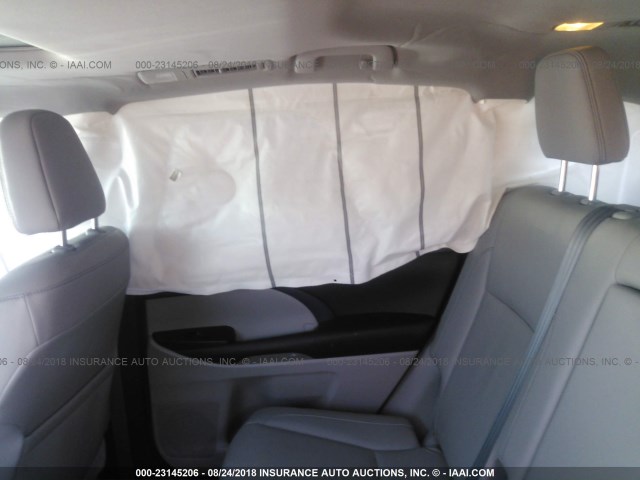 5TDJKRFH7FS128998 - 2015 TOYOTA HIGHLANDER XLE ნაცრისფერი ფოტო 8