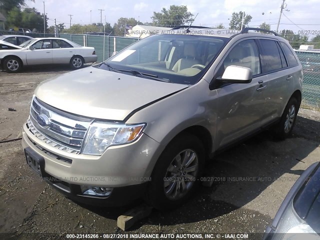 2FMDK49C17BA33139 - 2007 FORD EDGE SEL PLUS GOLD photo 2