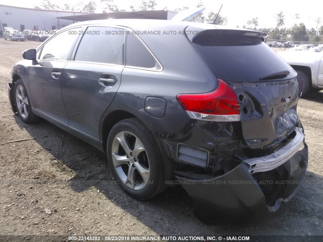 4T3ZK3BB7AU022673 - 2010 TOYOTA VENZA GRAY photo 3