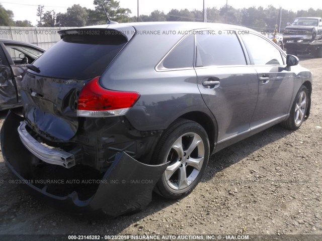 4T3ZK3BB7AU022673 - 2010 TOYOTA VENZA GRAY photo 4