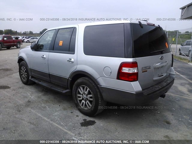 1FMJU1J54CEF54217 - 2012 FORD EXPEDITION XLT/KING RANCH SILVER photo 3