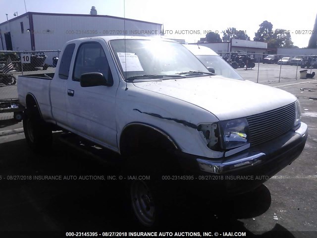 4TASN92N0XZ477424 - 1999 TOYOTA TACOMA XTRACAB PRERUNNER WHITE photo 1