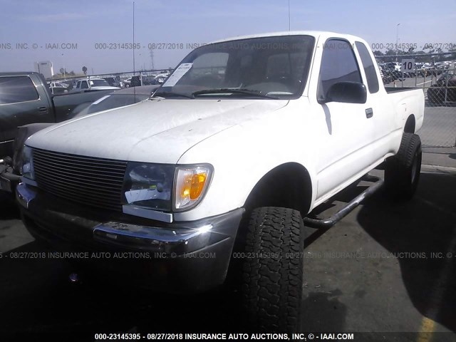 4TASN92N0XZ477424 - 1999 TOYOTA TACOMA XTRACAB PRERUNNER თეთრი ფოტო 2