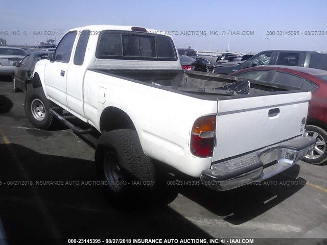 4TASN92N0XZ477424 - 1999 TOYOTA TACOMA XTRACAB PRERUNNER WHITE photo 3