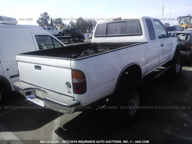 4TASN92N0XZ477424 - 1999 TOYOTA TACOMA XTRACAB PRERUNNER WHITE photo 4