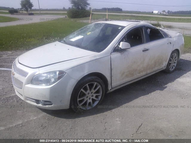 1G1ZE5EB5AF243343 - 2010 CHEVROLET MALIBU LTZ 白色 照片 2