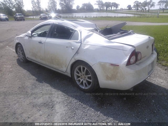1G1ZE5EB5AF243343 - 2010 CHEVROLET MALIBU LTZ 白色 照片 3