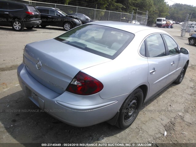 2G4WC532951331310 - 2005 BUICK LACROSSE CX Light Blue photo 4