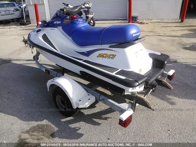 KAW30284H203 - 2003 KAWASAKI PERSONAL WATERCRAFT  BLUE photo 3