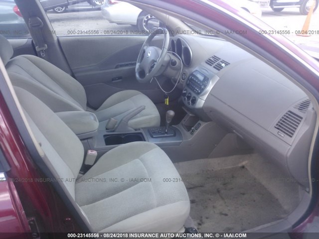 1N4BL11D14C169770 - 2004 NISSAN ALTIMA SE RED photo 5