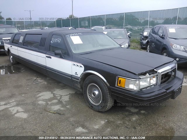 1LNCM81W6MY781094 - 1991 LINCOLN TOWN CAR EXECUTIVE Черный фото 1