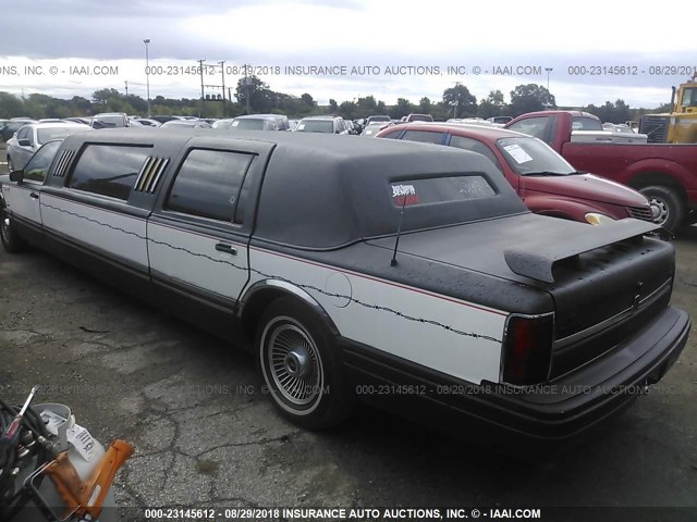 1LNCM81W6MY781094 - 1991 LINCOLN TOWN CAR EXECUTIVE Черный фото 3