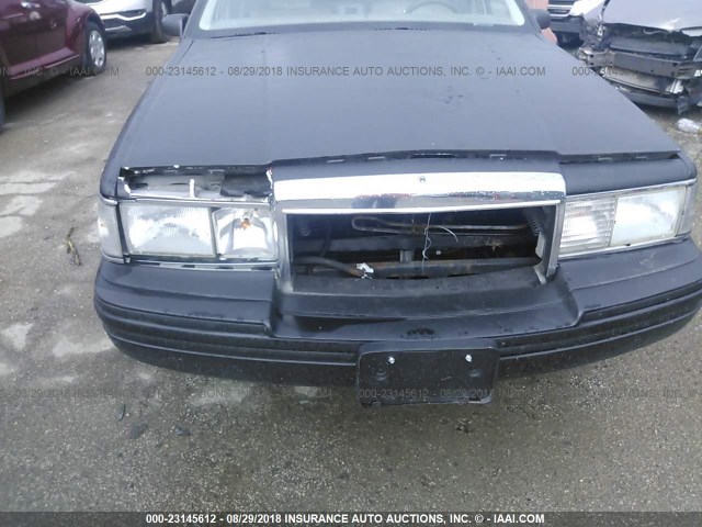 1LNCM81W6MY781094 - 1991 LINCOLN TOWN CAR EXECUTIVE Черный фото 6