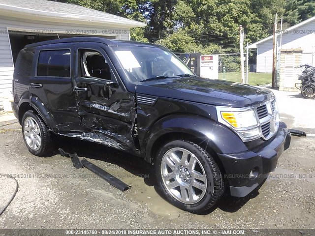 1D4PU2GK6AW152436 - 2010 DODGE NITRO SE BLACK photo 1