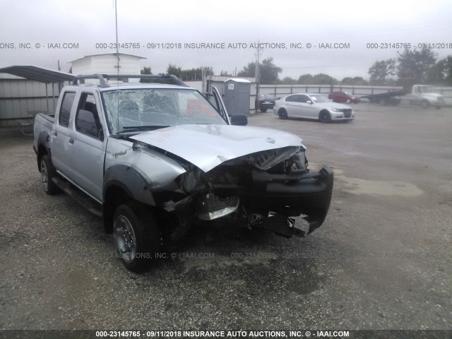 1N6ED27T51C390158 - 2001 NISSAN FRONTIER CREW CAB XE/CREW CAB SE SILVER photo 6