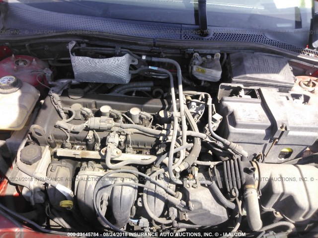 1FAFP37N87W125320 - 2007 FORD FOCUS ZX5/S/SE/SES 红色 照片 10