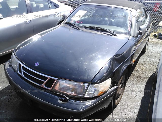 YS3DF75N1W7003012 - 1998 SAAB 900 SE TURBO BLACK photo 2