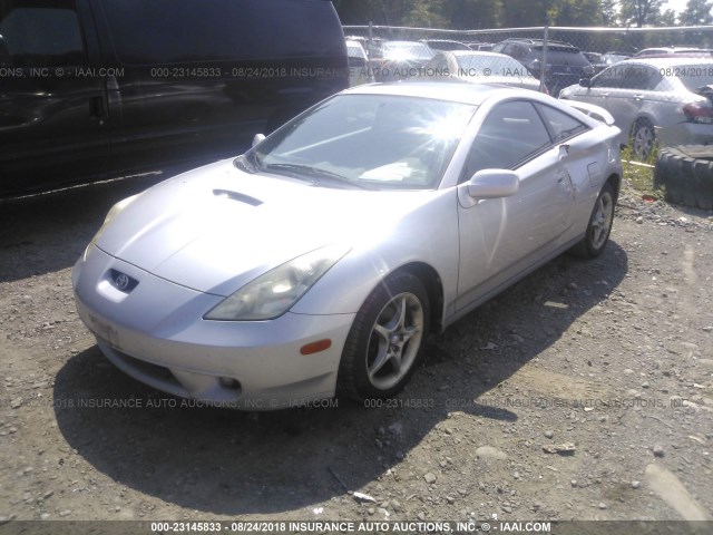 JTDDY38T0Y0020917 - 2000 TOYOTA CELICA GT-S SILVER photo 2