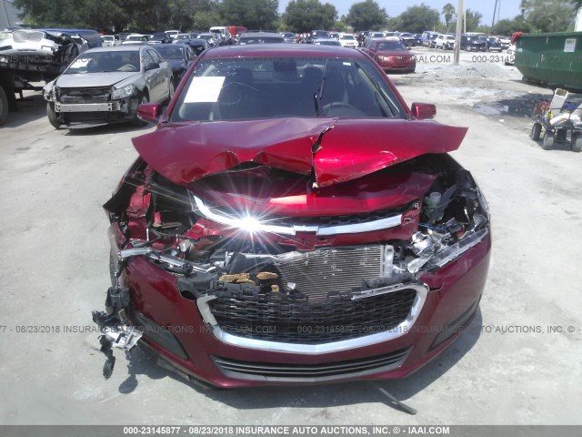 1G11C5SL5EF211398 - 2014 CHEVROLET MALIBU 1LT წითელი ფოტო 6