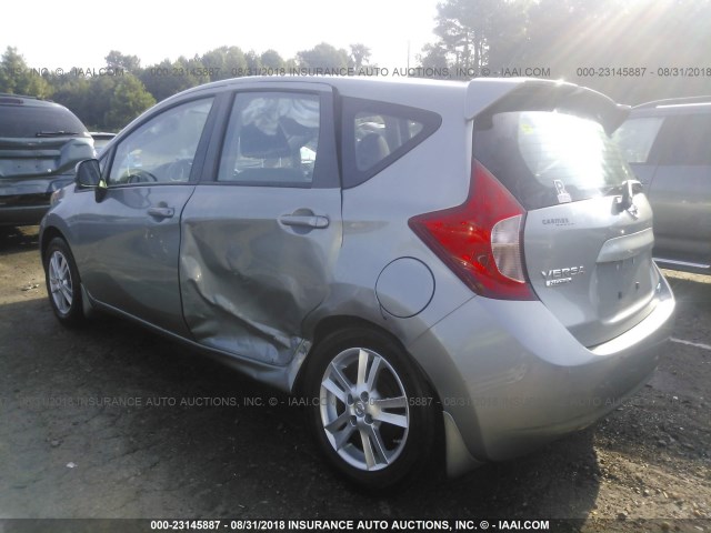 3N1CE2CP5EL412804 - 2014 NISSAN VERSA NOTE S/S PLUS/SV/SL GRAY photo 3