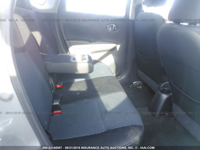 3N1CE2CP5EL412804 - 2014 NISSAN VERSA NOTE S/S PLUS/SV/SL GRAY photo 8