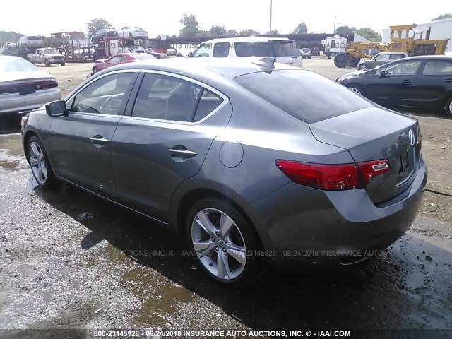 19VDE1F31EE009436 - 2014 ACURA ILX 20 GRAY photo 3