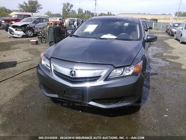 19VDE1F31EE009436 - 2014 ACURA ILX 20 GRAY photo 6