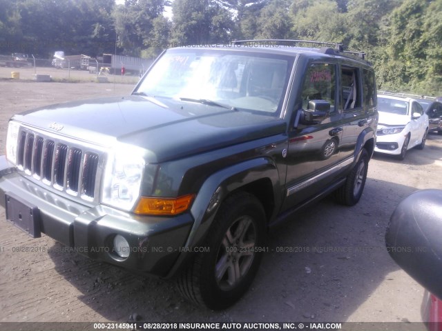 1J8HG58P39C521604 - 2009 JEEP COMMANDER LIMITED GREEN photo 2