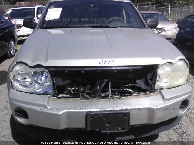 1J8GR48KX7C506728 - 2007 JEEP GRAND CHEROKEE LAREDO/COLUMBIA/FREEDOM 香槟色 照片 6