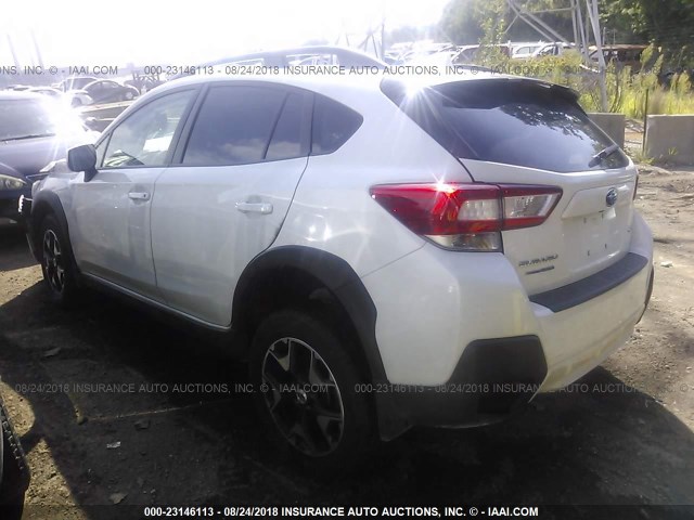 JF2GTADC7JH225973 - 2018 SUBARU CROSSTREK PREMIUM Սպիտակ լուսանկար 3
