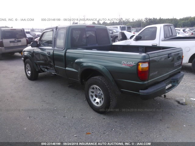 4F4YR16U61TM29448 - 2001 MAZDA B3000 CAB PLUS GREEN photo 3