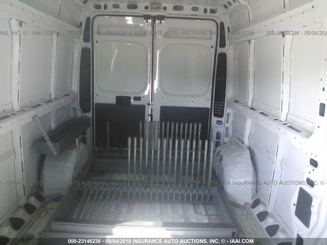 3C6TRVDG3FE520840 - 2015 RAM PROMASTER 2500 2500 HIGH WHITE photo 8