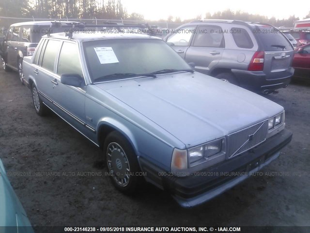 YV1FX8848K1361866 - 1989 VOLVO 740 GL BLUE photo 1