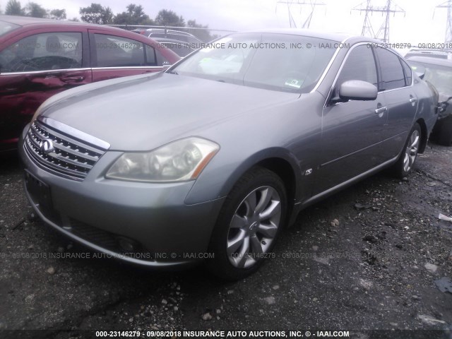 JNKAY01F76M254448 - 2006 INFINITI M35 SPORT GRAY photo 2