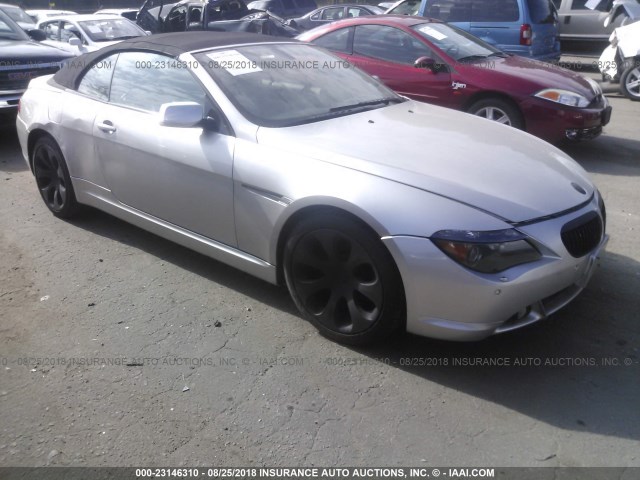WBAEK73445B327372 - 2005 BMW 645 CI AUTOMATIC Gümüş foto 1