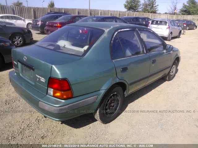 JT2EL56E6S7000603 - 1995 TOYOTA TERCEL DX GREEN photo 4