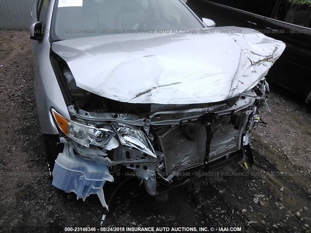 4T4BF1FK9CR168479 - 2012 TOYOTA CAMRY SE/LE/XLE ვერცხლისფერი ფოტო 6