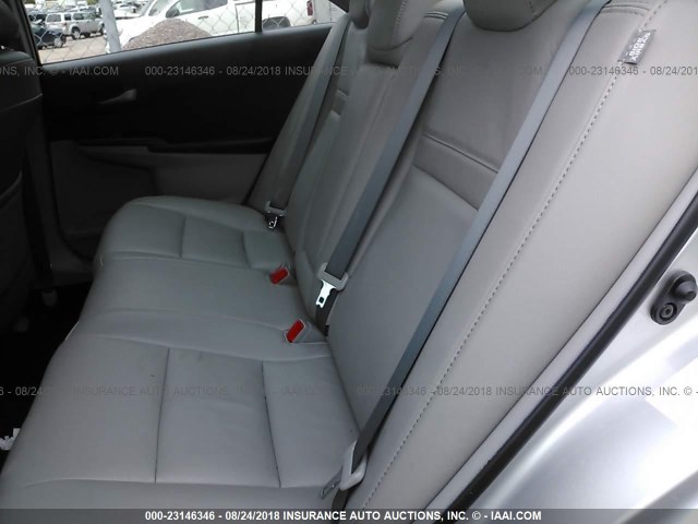 4T4BF1FK9CR168479 - 2012 TOYOTA CAMRY SE/LE/XLE ვერცხლისფერი ფოტო 8