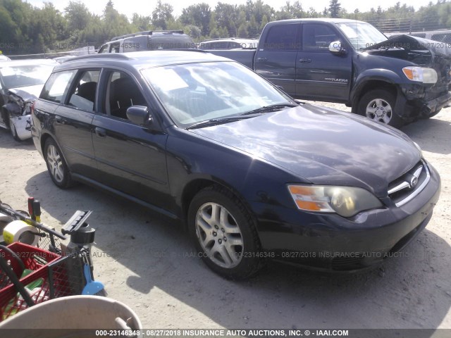 4S3BP616057348311 - 2005 SUBARU LEGACY 2.5I BLACK photo 1