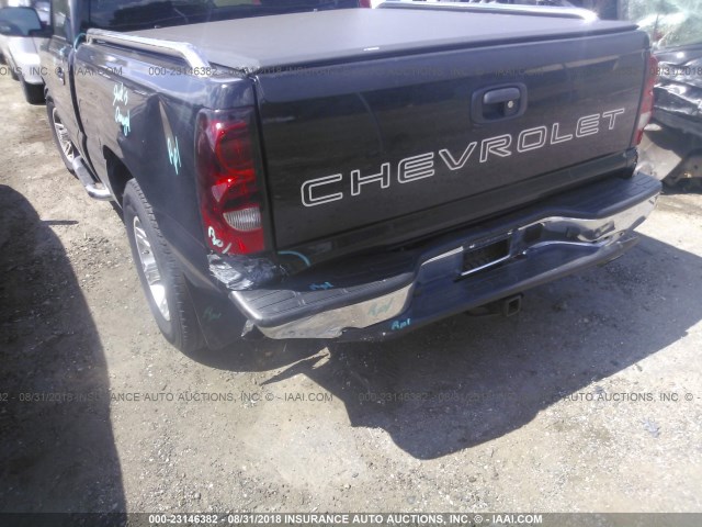 1GCEC14V37Z203835 - 2007 CHEVROLET SILVERADO C1500 CLASSIC BLACK photo 6