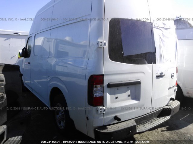 1N6BF0LY5HN805822 - 2017 NISSAN NV 2500 S/2500 SV/2500 SL WHITE photo 3