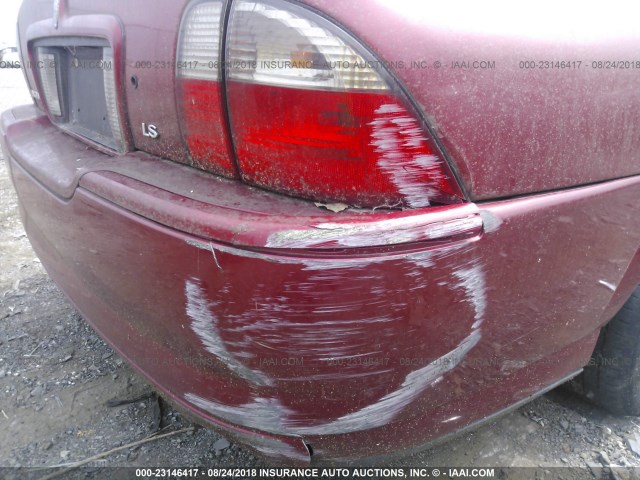 1LNHM86S15Y619953 - 2005 LINCOLN LS 红色 照片 6