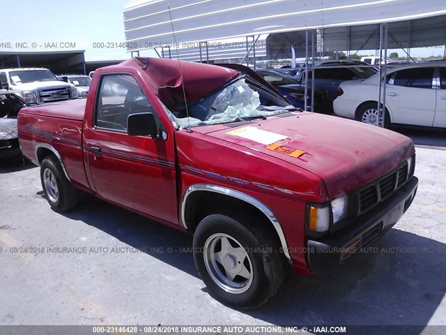 1N6SD11S1SC415068 - 1995 NISSAN TRUCK E/XE RED photo 1