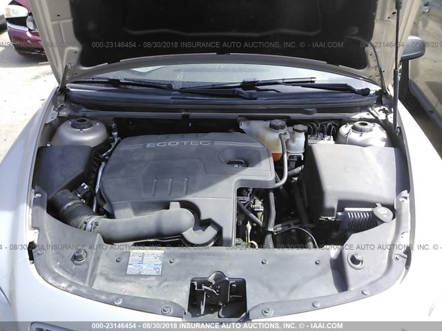 1G1ZB5EB2AF122567 - 2010 CHEVROLET MALIBU LS ოქროსფერი ფოტო 10