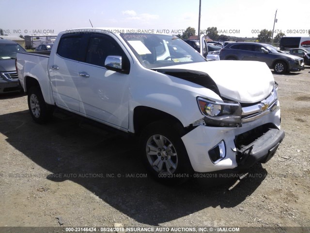 1GCGSBE32F1130792 - 2015 CHEVROLET COLORADO LT WHITE photo 1